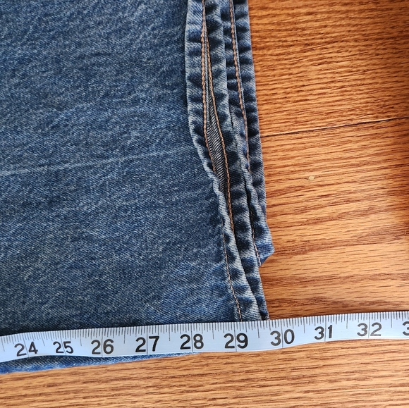 Express High Rise Wide Leg Jeans Women's Size 10 Reg - Picture 4 of 10